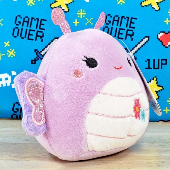 Squishmallow Brenda the Butterfly 4.5" UltraSoft Easter Holiday Plush Toy NWT - Picture 2 of 12